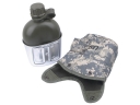 1L Military Outdoor Water Bottle with Canteen